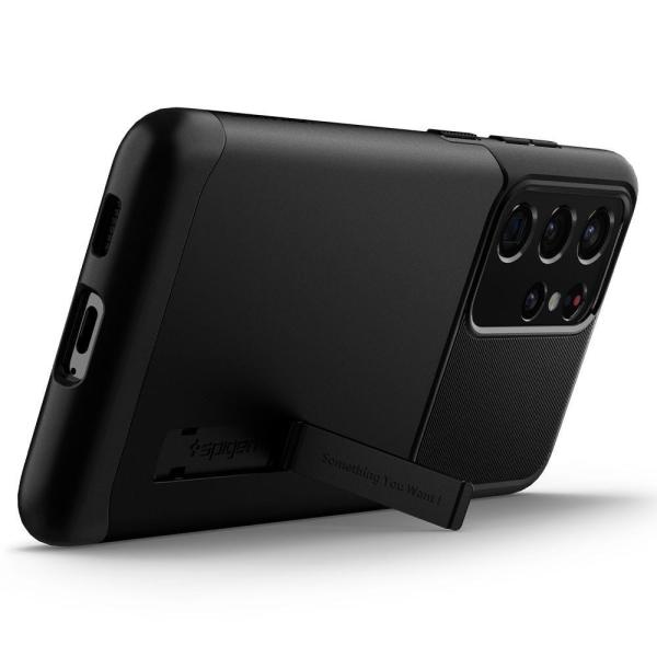 Spigen Slim Armor Back Case Schutzhülle Samsung Galaxy S21+ Plus schwarz matt